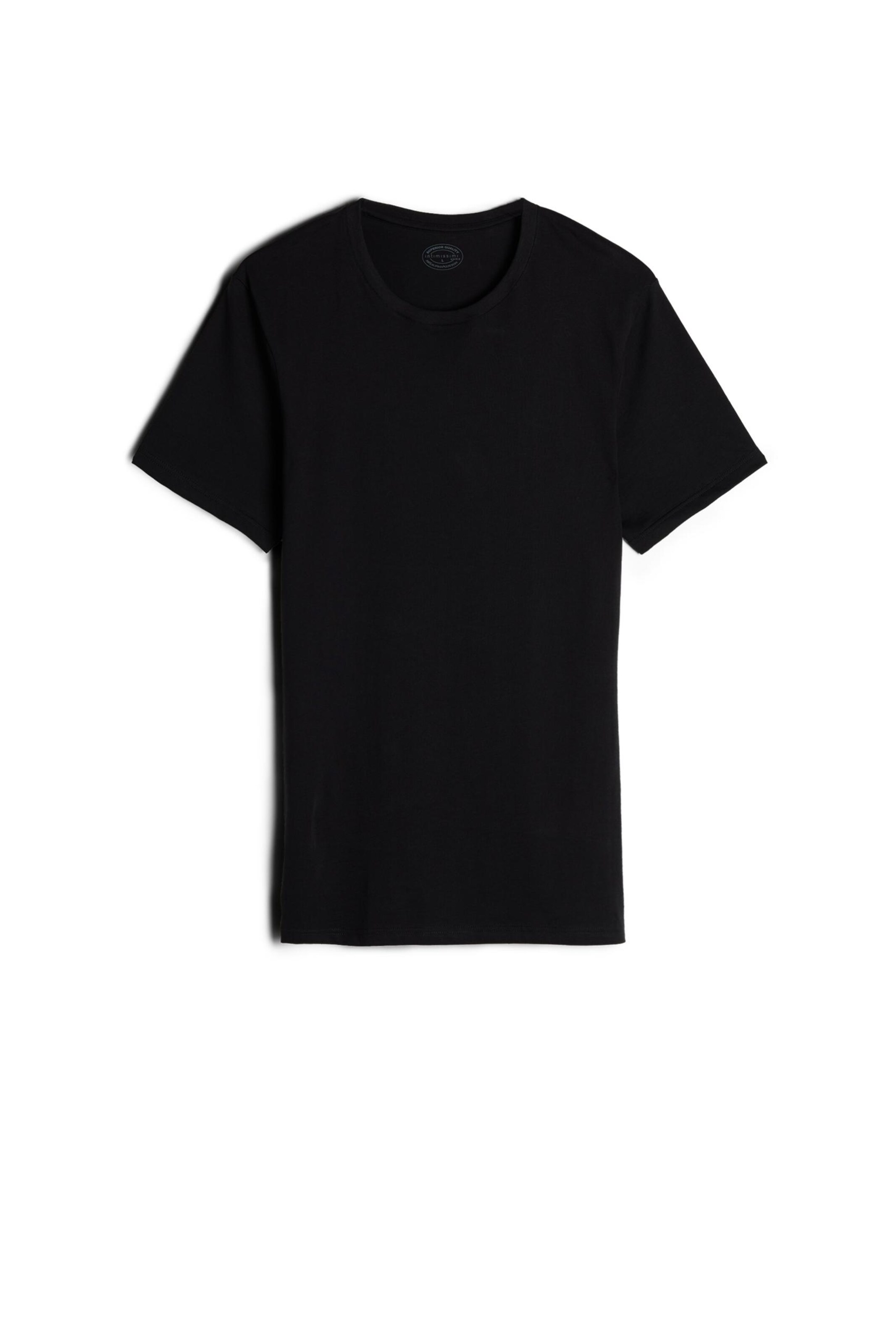 IUMAN Intimissimi Uomo Shirt in Black: front