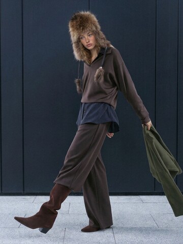 Wide leg Pantaloni 'Hose' di Hiccup in marrone