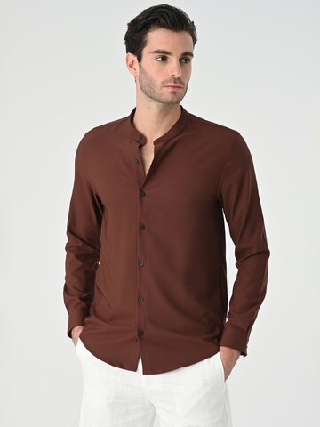 Antioch Regularny krój Koszula w kolorze brązowy