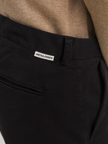 JACK & JONES regular Lærredsbukser 'JPSTKane Barret' i sort