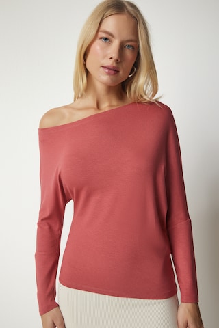 T-shirt Happiness İstanbul en rose : devant
