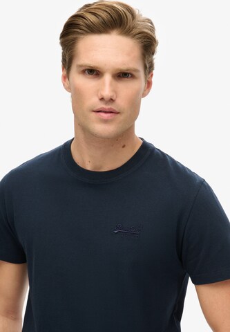 T-Shirt 'Essential' Superdry en bleu