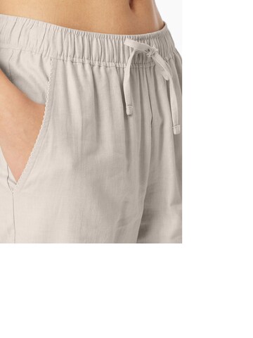 SCHIESSER Pyjamahose ' Mix & Relax Web ' in Beige