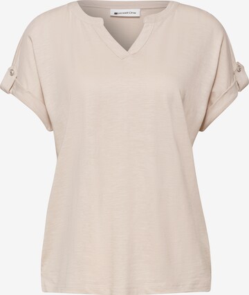STREET ONE Shirt in Beige: front