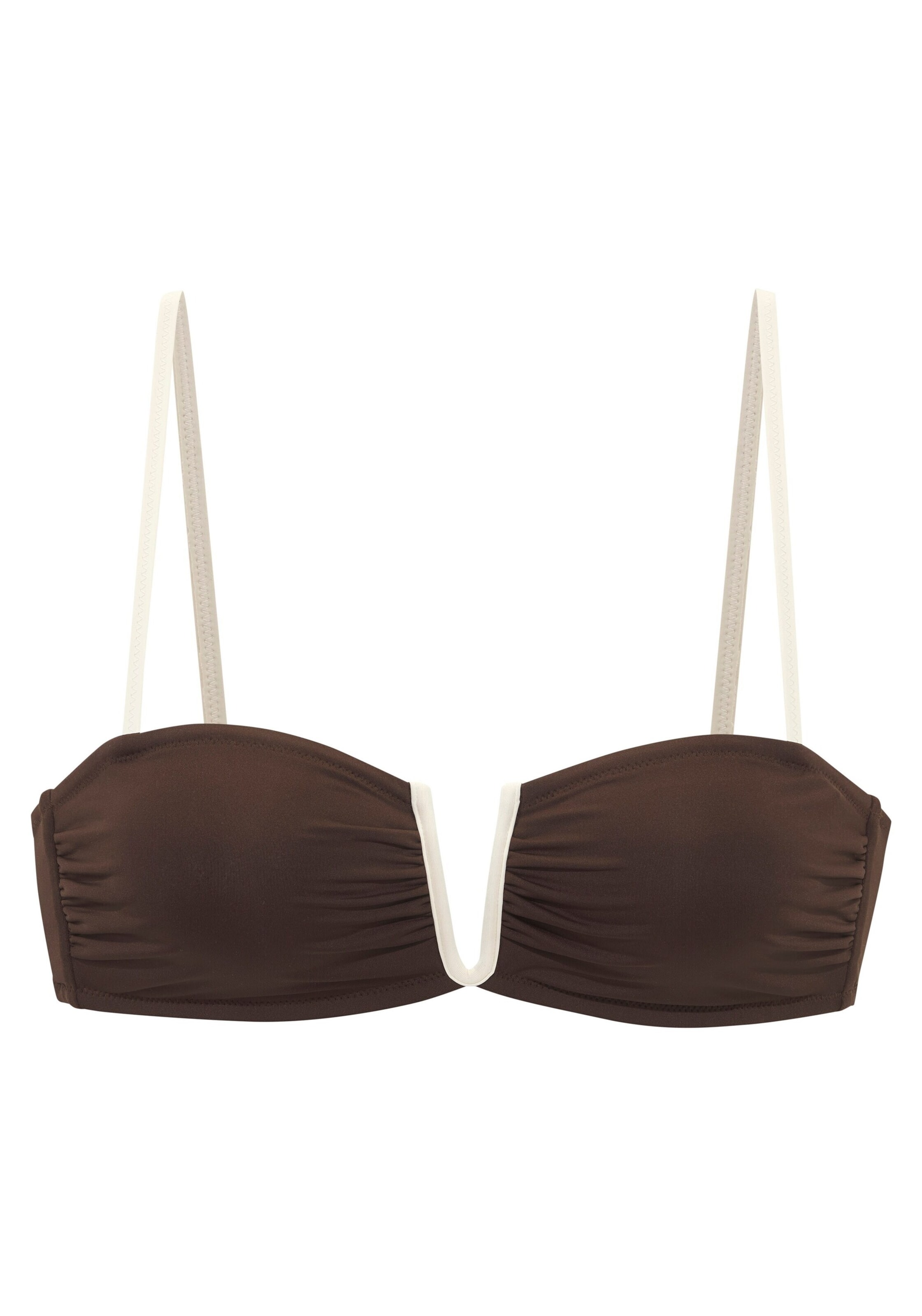 Bandeau Hauts de bikini Copenhagen Studios en marron : devant