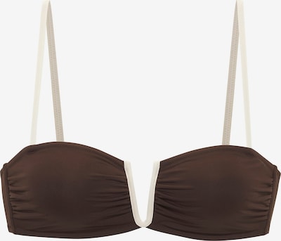 Copenhagen Studios Bikinitoppi värissä ruskea / valkoinen, Tuotenäkymä
