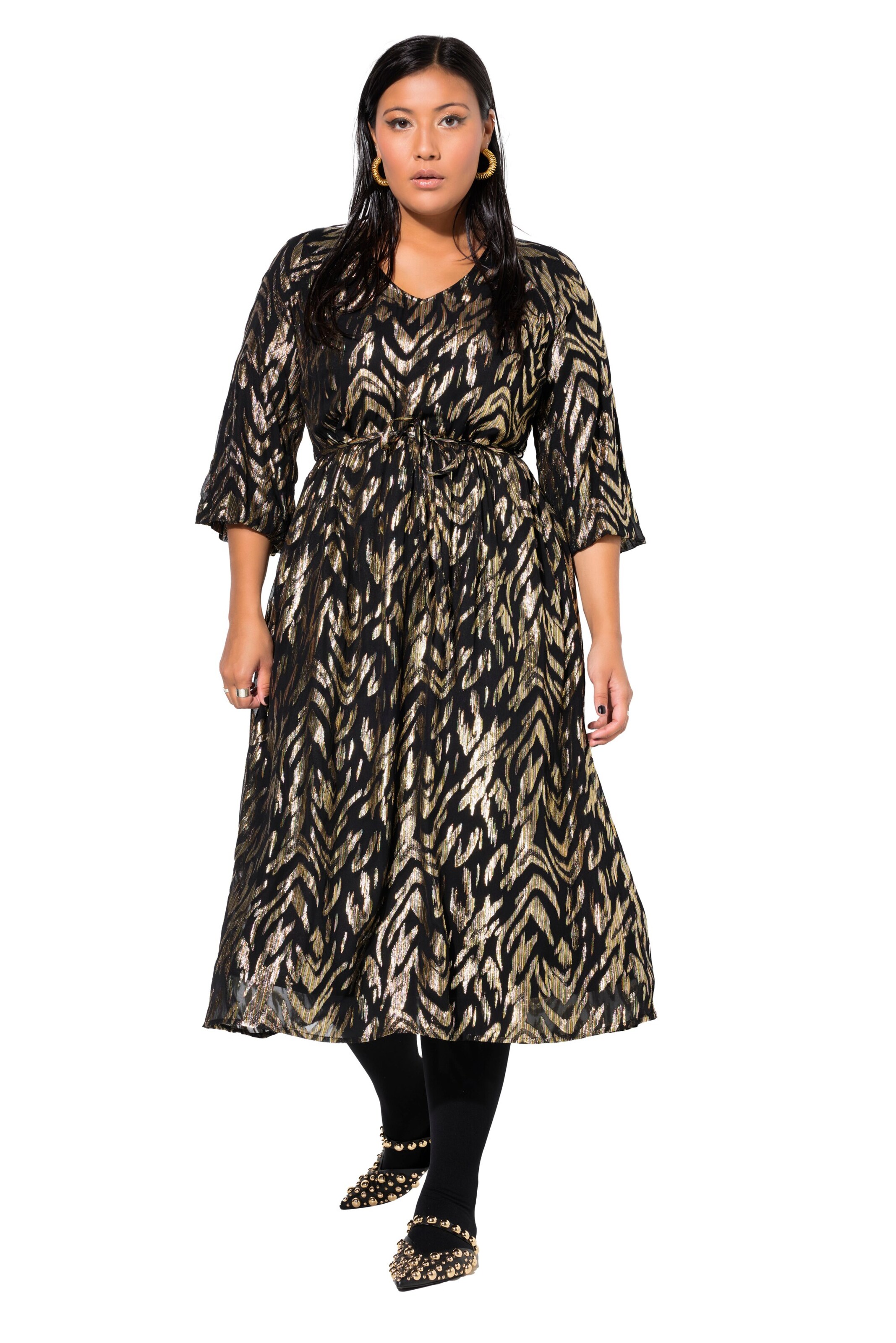 Studio Untold Kleid in Schwarz: Vorderseite