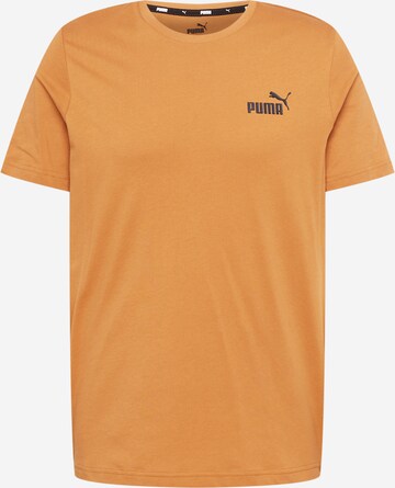 PUMA Performance Shirt 'Essentials' in Beige: front