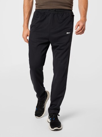 Reebok Regular Sports trousers 'Road Trip' in Black: front