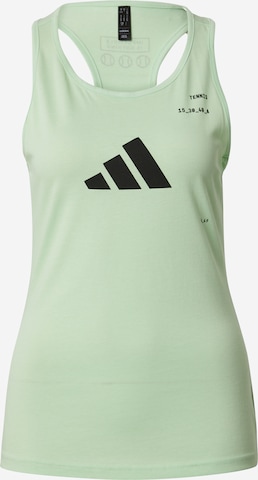 ADIDAS PERFORMANCE Sports Top 'CAT' in Green: front