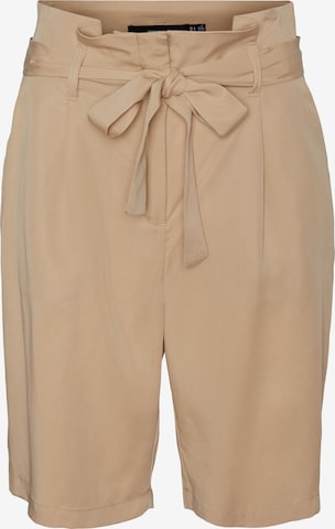 Pantaloni con pieghe 'VIVIAN ANEVE' di VERO MODA in beige: frontale