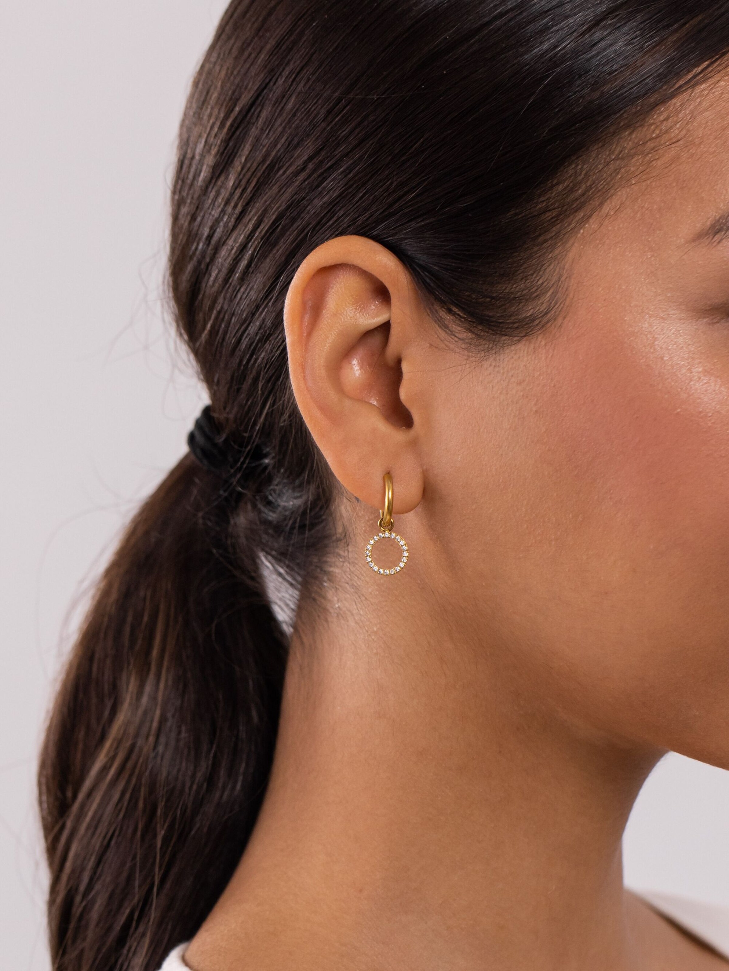 Earrings on women deals