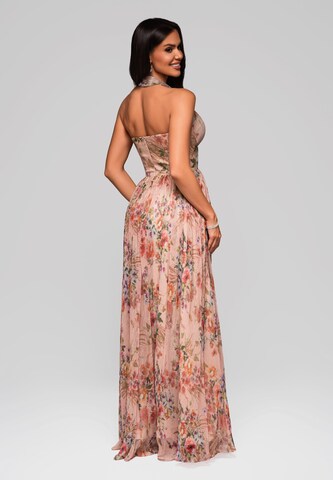 Ombre Evening dress in Beige