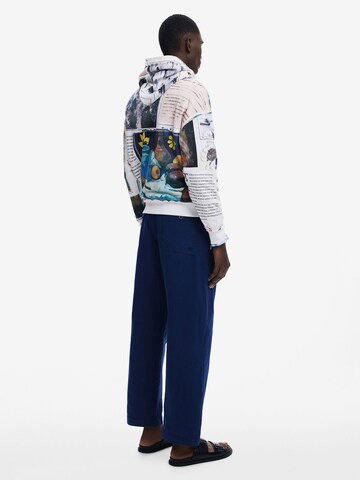 Desigual Sweatshirt 'Sunflower' i hvid