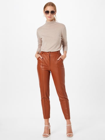 Sisley Slimfit Broek in Brons