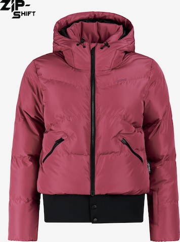 PROTEST Sportjacke 'PRTPreppy' in Lila: Vorderseite