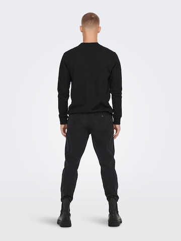 Only & Sons Regular Chino Pants 'AVI' in Black