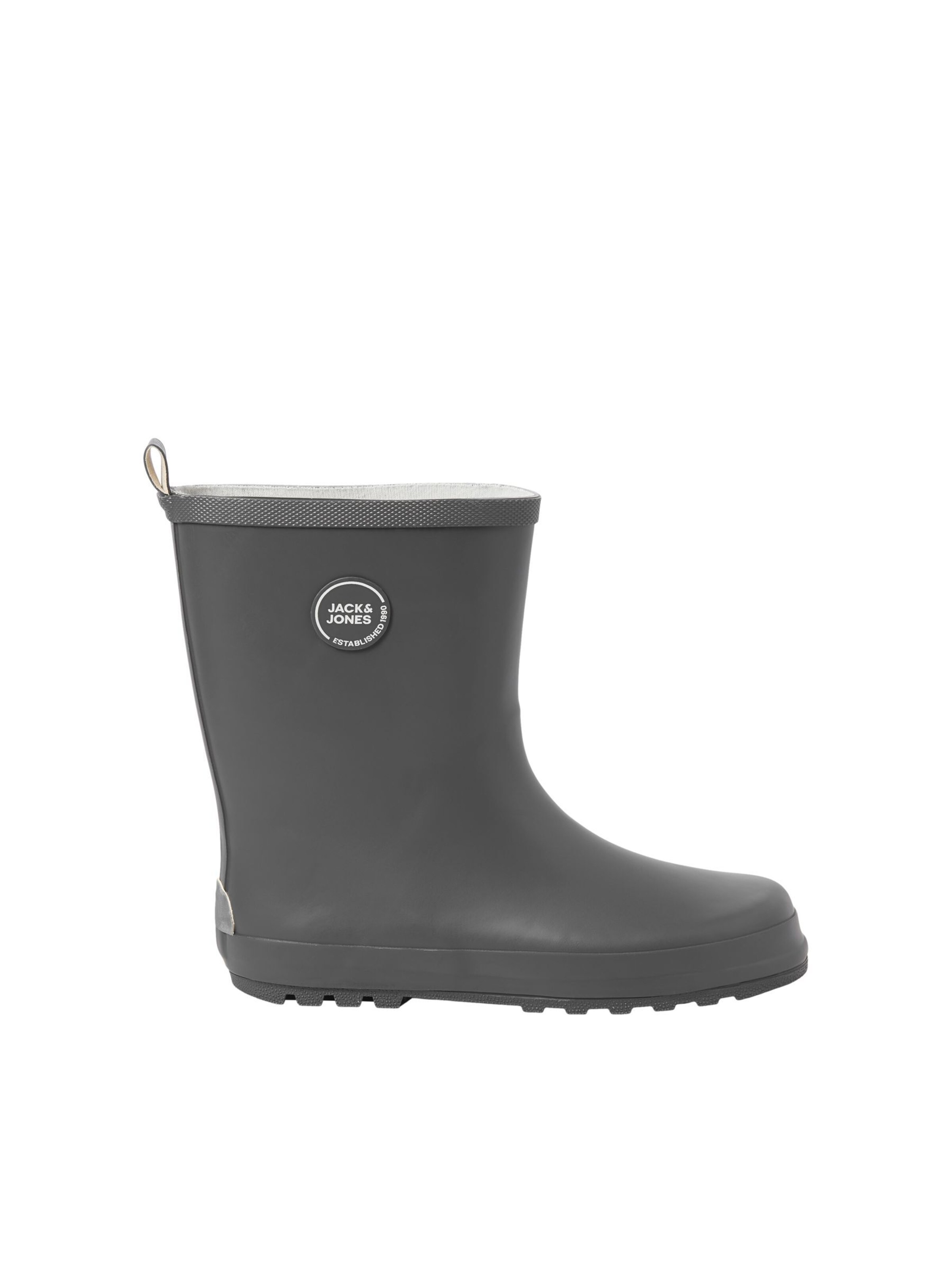 Jack & Jones Junior Rubber Boots in Grey