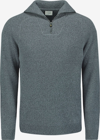 No Excess Sweater in Blue: front