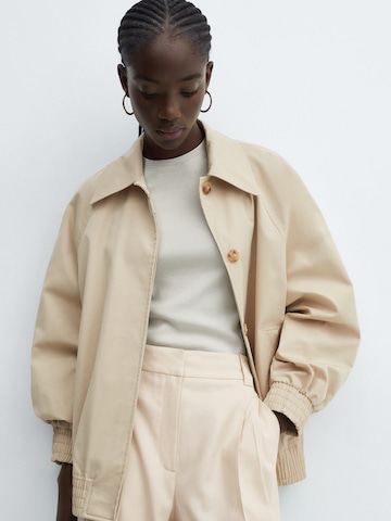 MANGO Jacke 'Solito' in Beige