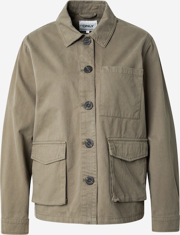 ONLY Välikausitakki 'ONLVINNI' värissä vihreä: etupuoli