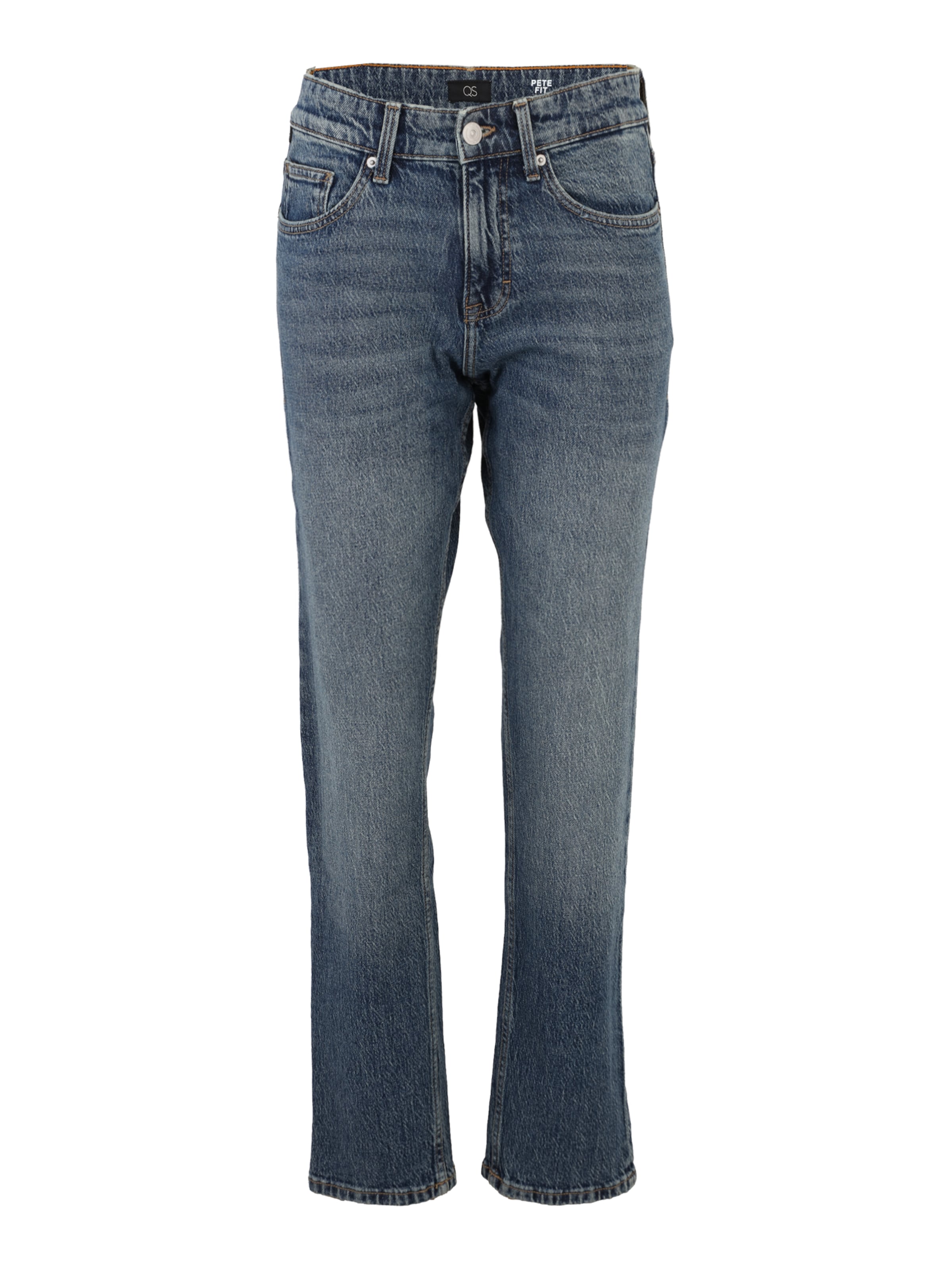 QS - regular Vaquero 'Pete' en azul: frente