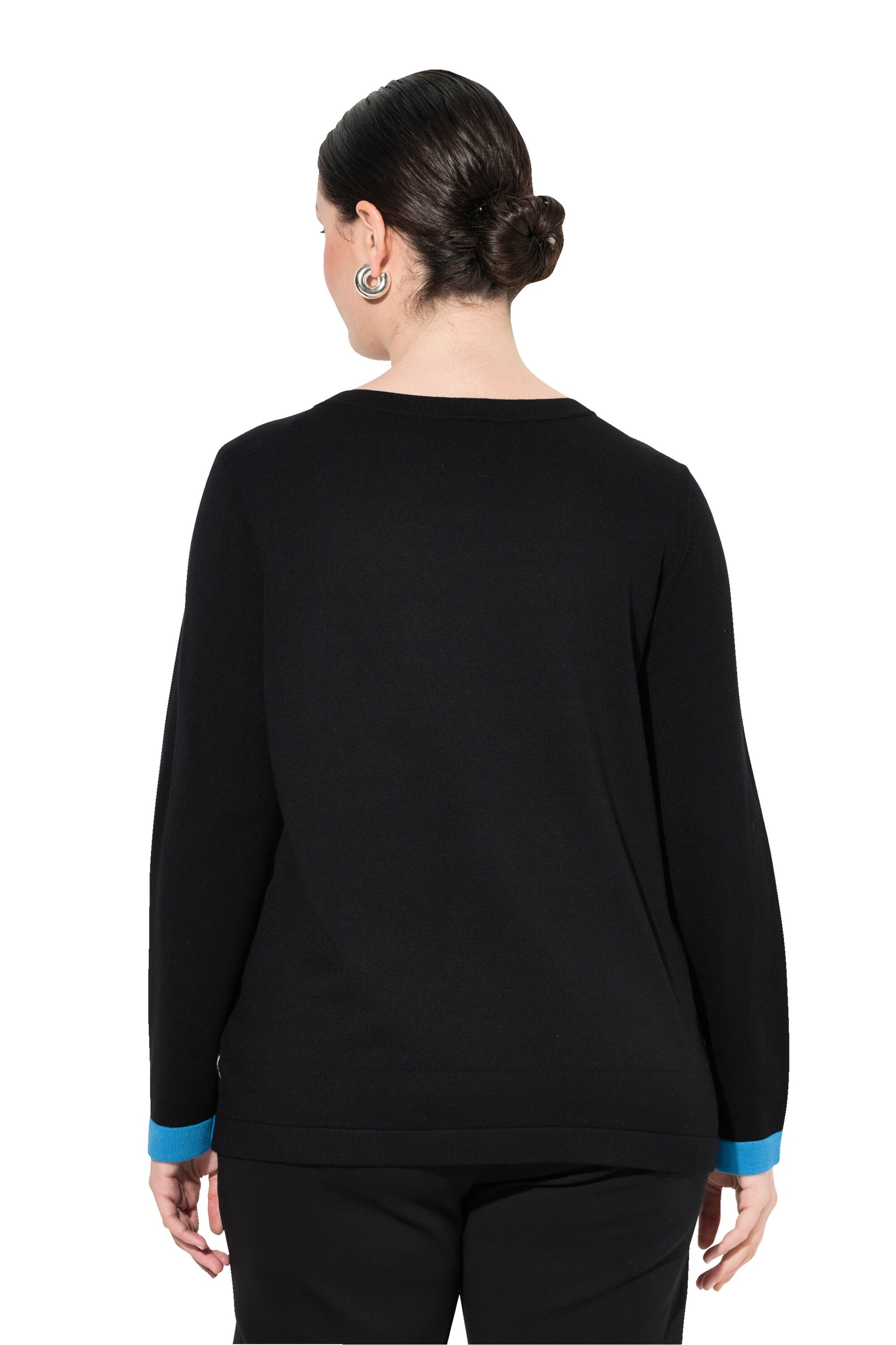 Ulla Popken Pullover in Schwarz