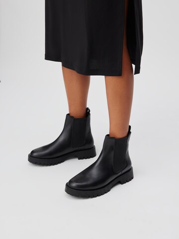 LeGer by Lena Gercke Chelsea boots 'Abby' in Zwart: voorkant