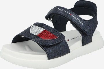 TOMMY HILFIGER Sandals in Blue: front