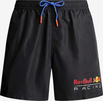 Red Bull Racing x Pepe Jeans Zwemshorts in Zwart: voorkant