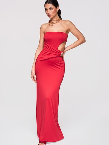 Ombre Abendkleid‌‌‌‌‌ in Rot