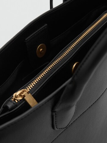 MANGO Shopper táska 'NOVA' - fekete