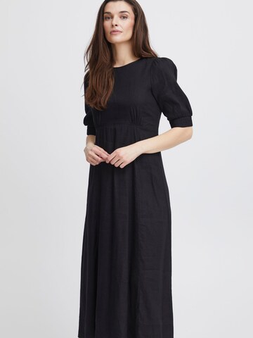 PULZ Jeans Kleid 'Luca' in Schwarz: Vorderseite