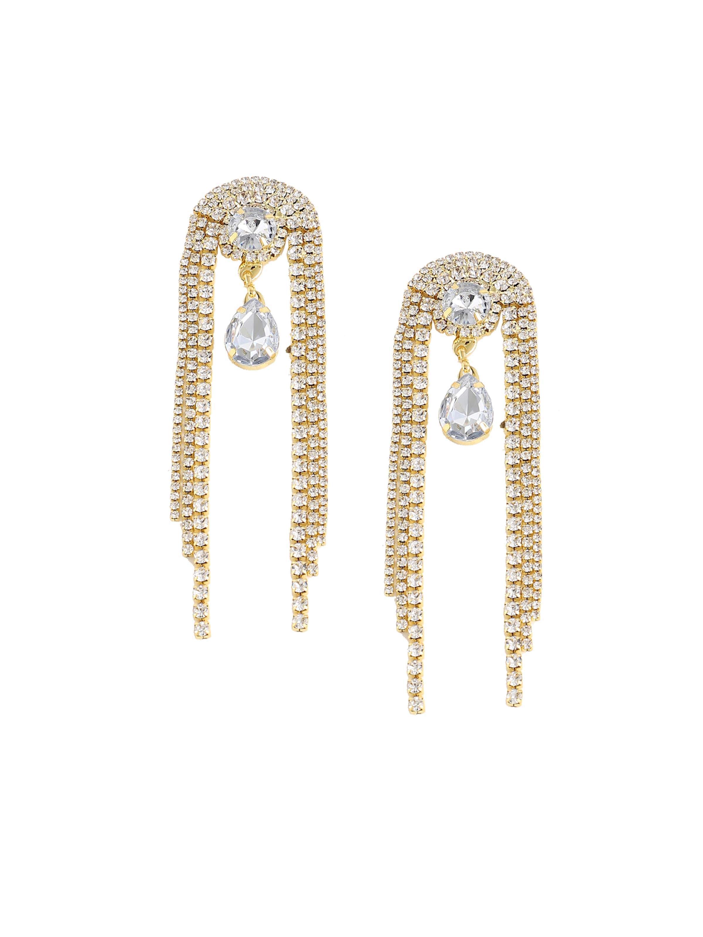 Boucles d'oreilles ' Daryl ' SOHI en or : devant