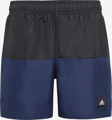 ADIDAS PERFORMANCE Athletic Swimwear in Black: front