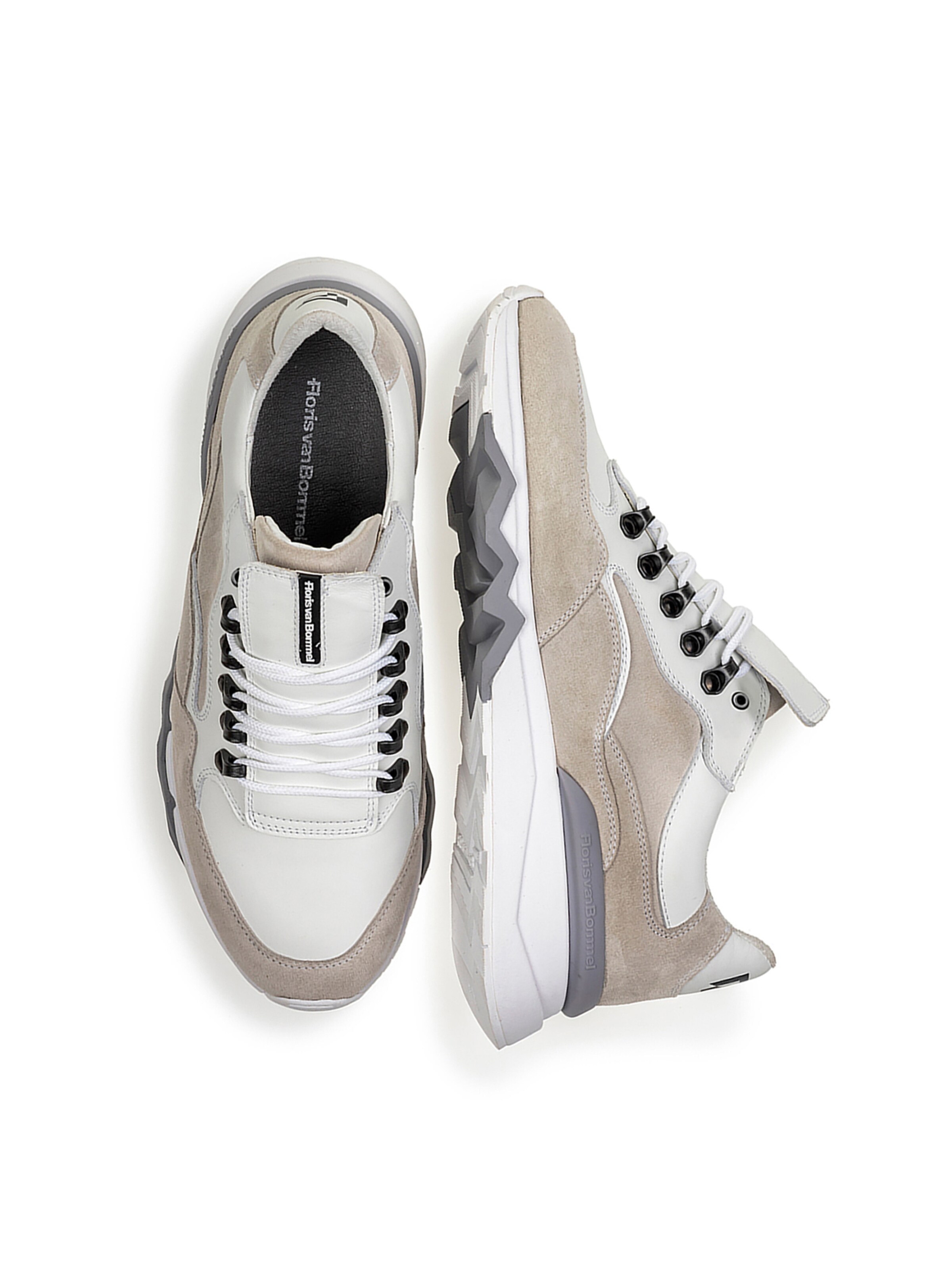 Sneaker bassa 'De Zager 01' di Floris van Bommel in bianco