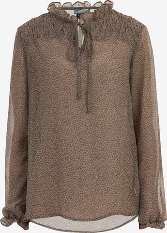 DreiMaster Vintage Blouse in Brown: front