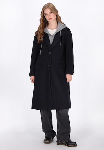Manteau mi-saison myMo ROCKS en bleu : devant