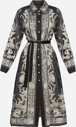 JIORO Blusenkleid 'FROZEN LOTUS' in schwarz, Produktansicht