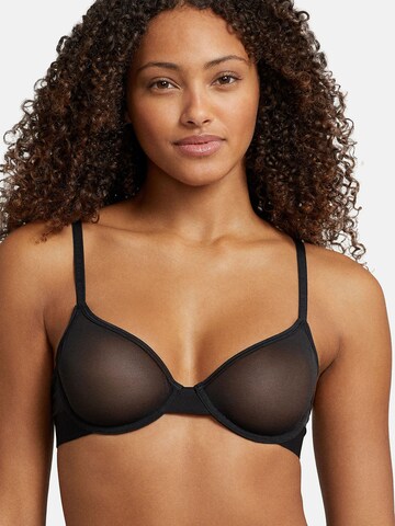Polo Ralph Lauren Triangel BH ' Unlined Demi Bra - Mesh ' in Zwart