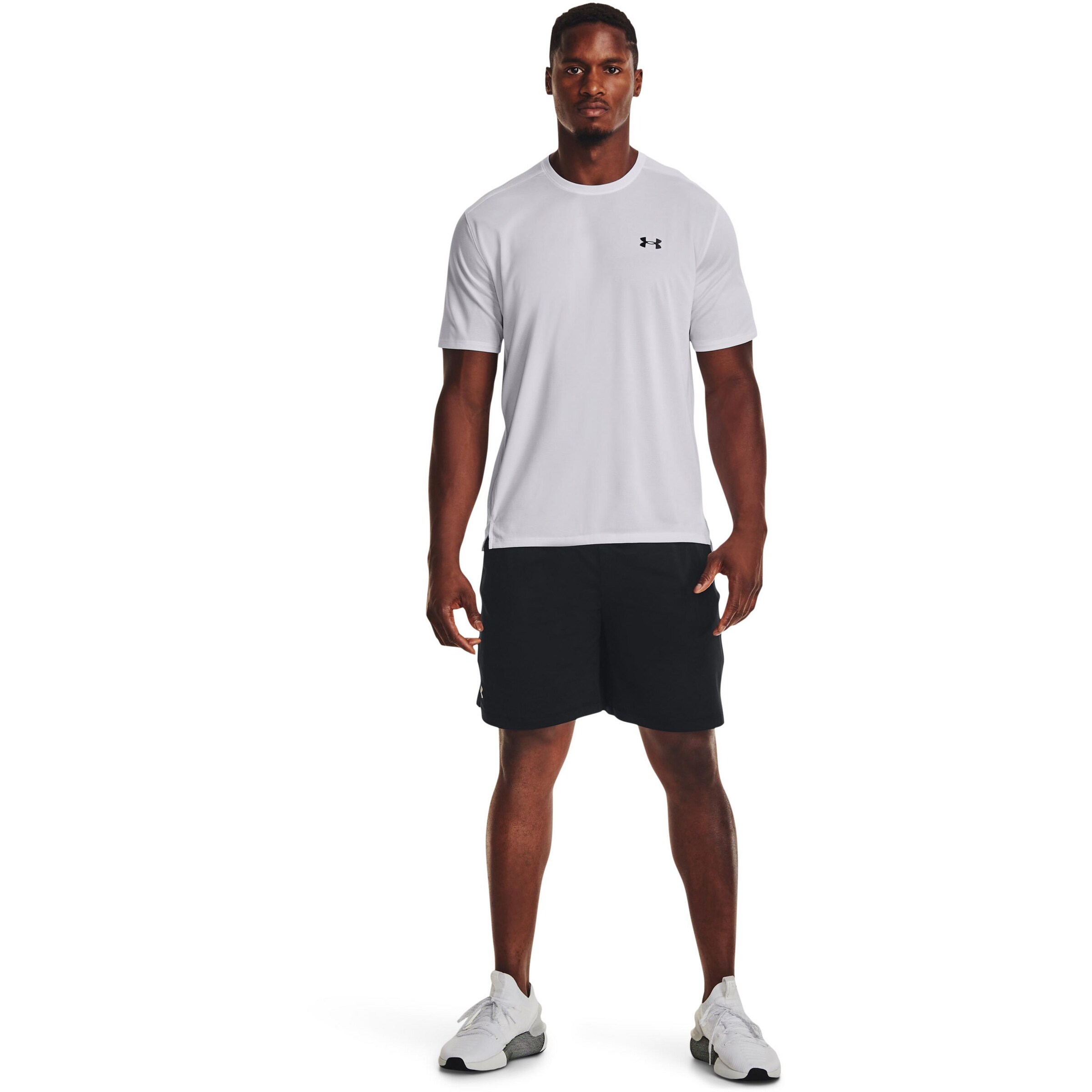 UNDER ARMOUR Performance shirt 'Tech Vent' in White