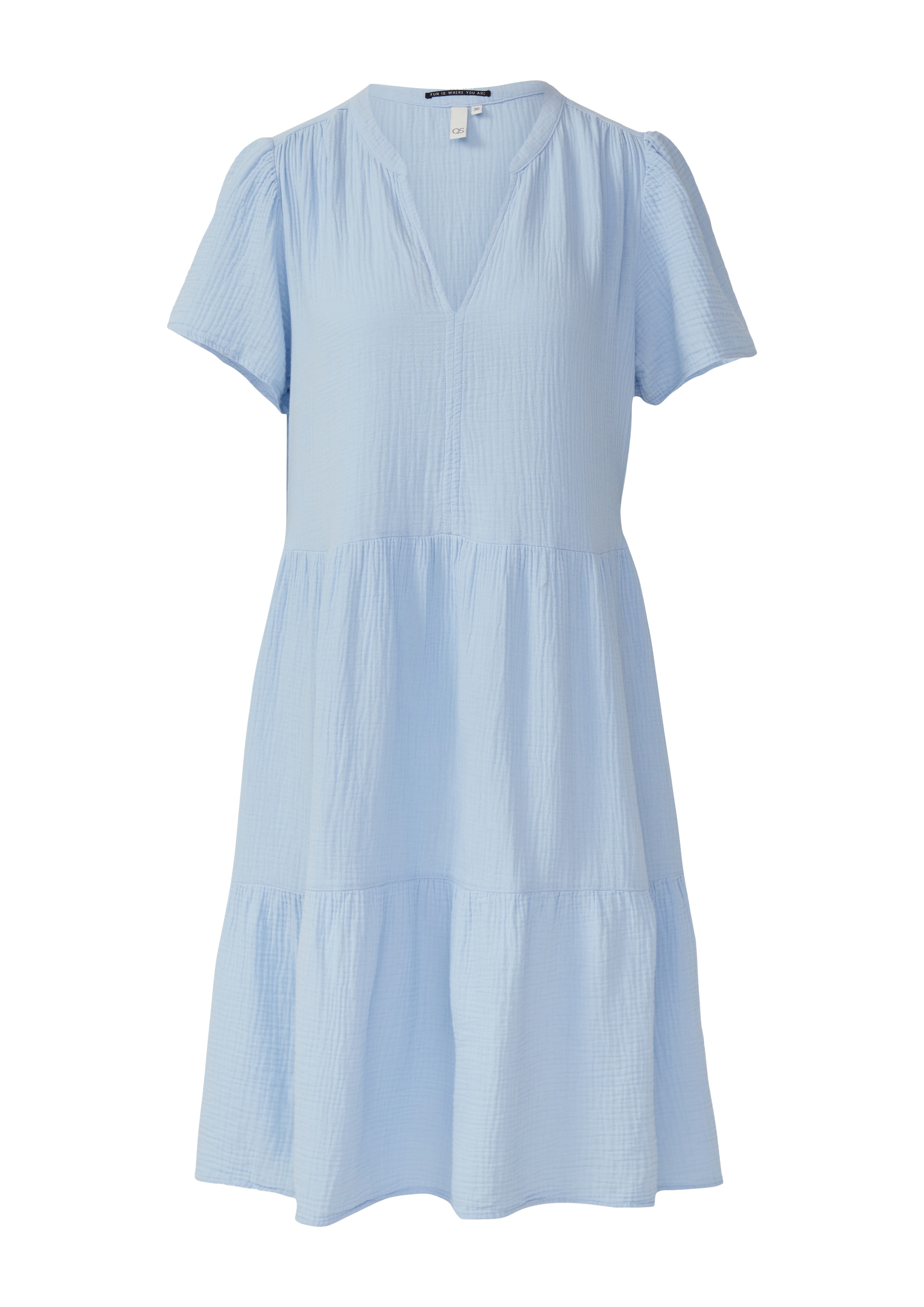 Robe d’été QS en bleu : devant