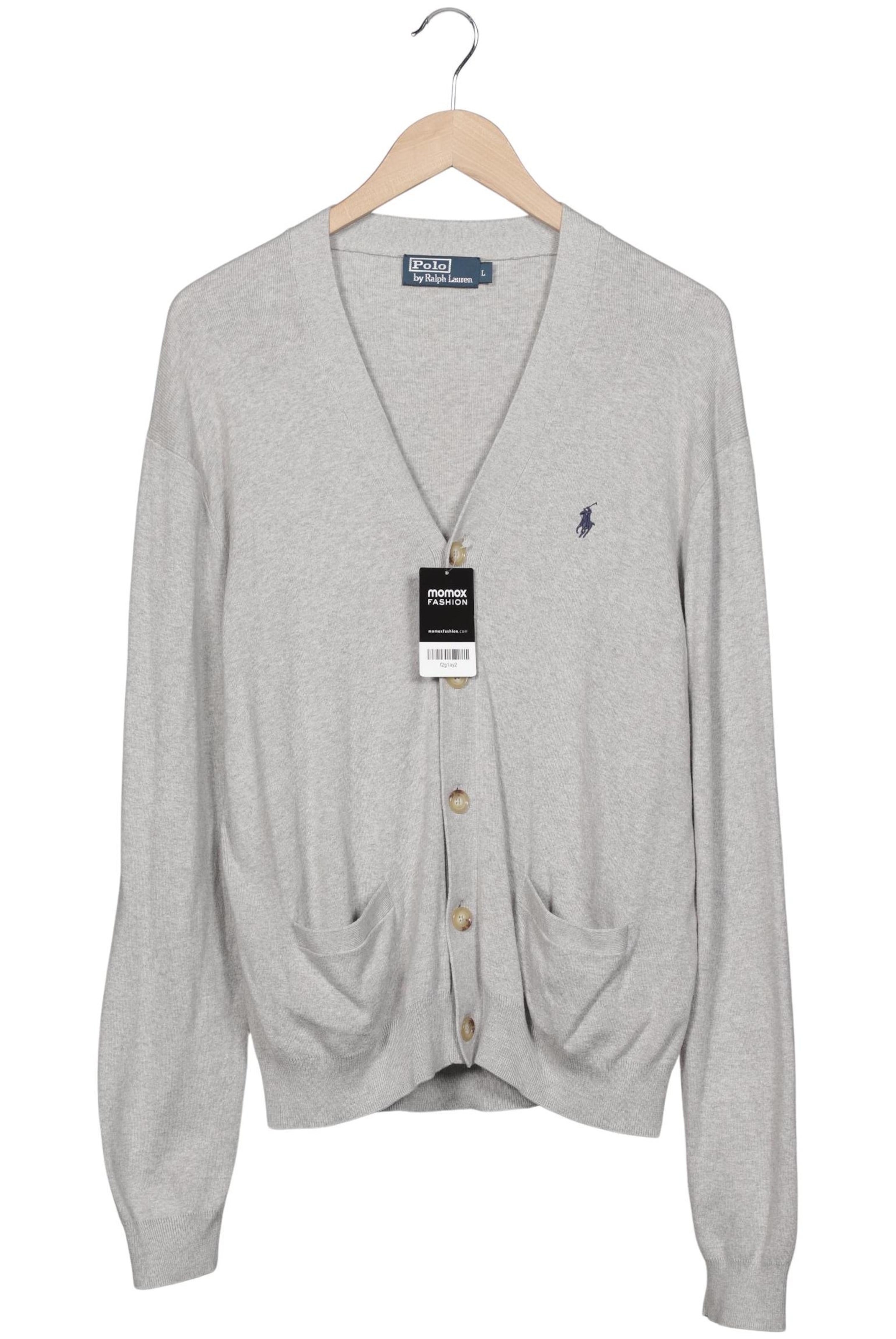 Polo Ralph Lauren Strickjacke L in Grau: Vorderseite