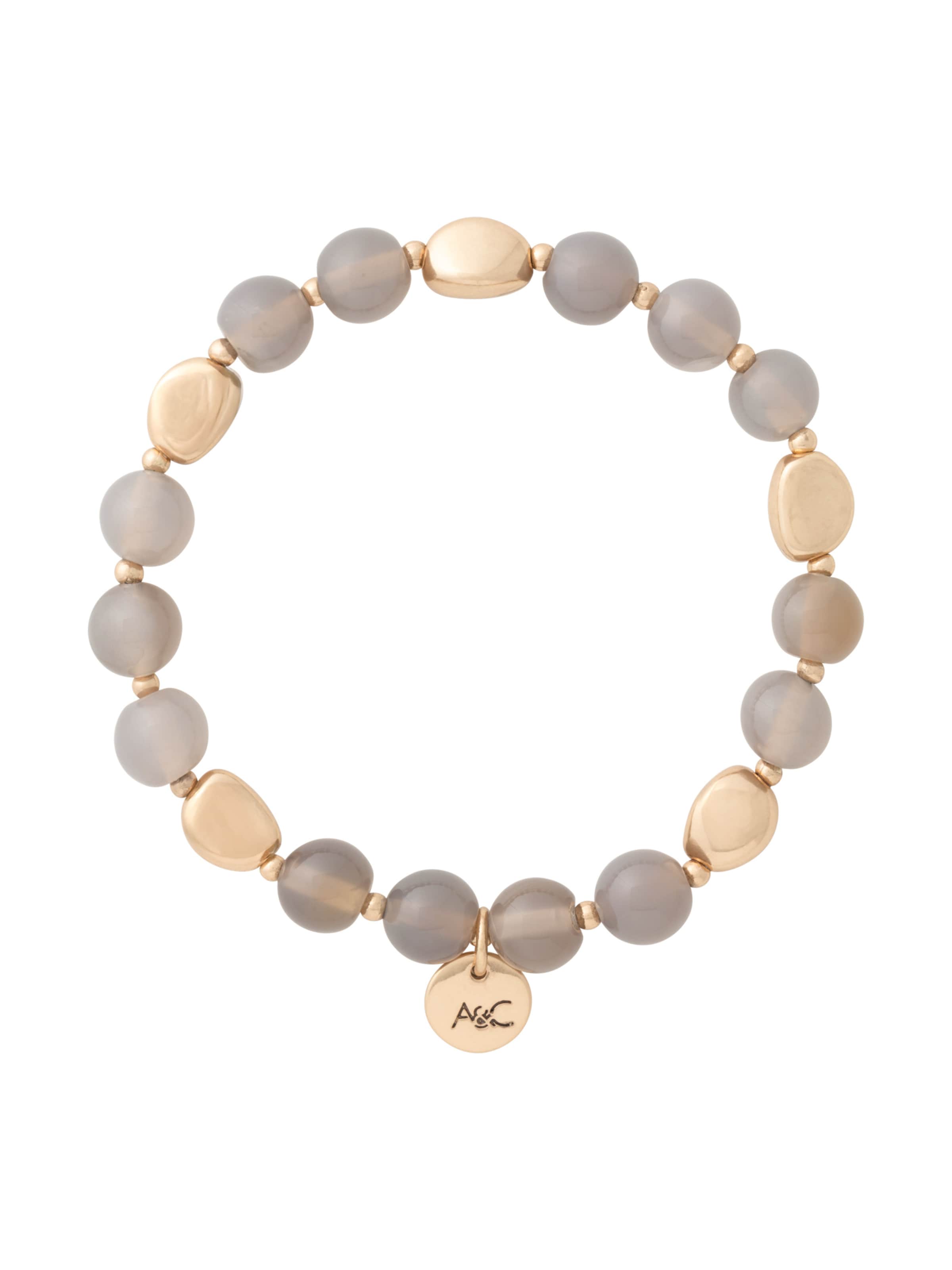 Bracelet 'Sandy Beach' A&C Oslo – Nordic Design Jewellery en or : devant