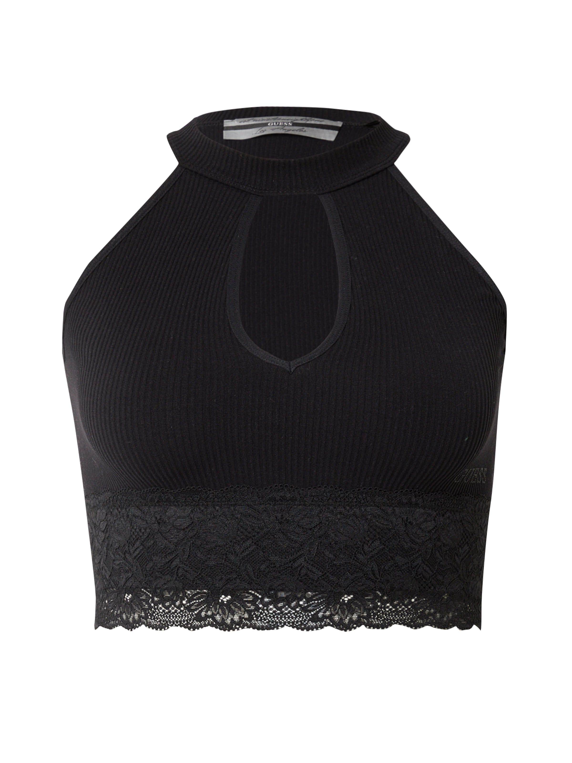 GUESS Top in Schwarz: Vorderseite