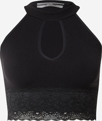 Tops en tricot GUESS en noir : devant