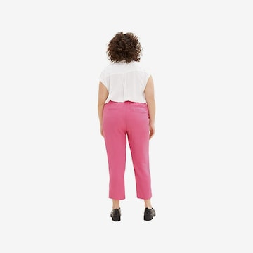 Tom Tailor Women + Regular Pants in Pink