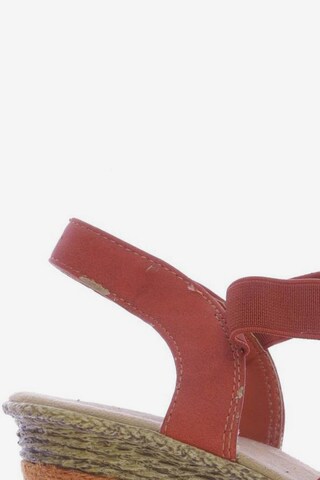 Rieker Sandals & High-Heeled Sandals in 41 in Red