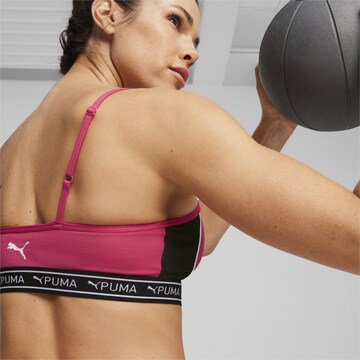 PUMA Bustier Sport-BH 'Move Strong' in Pink