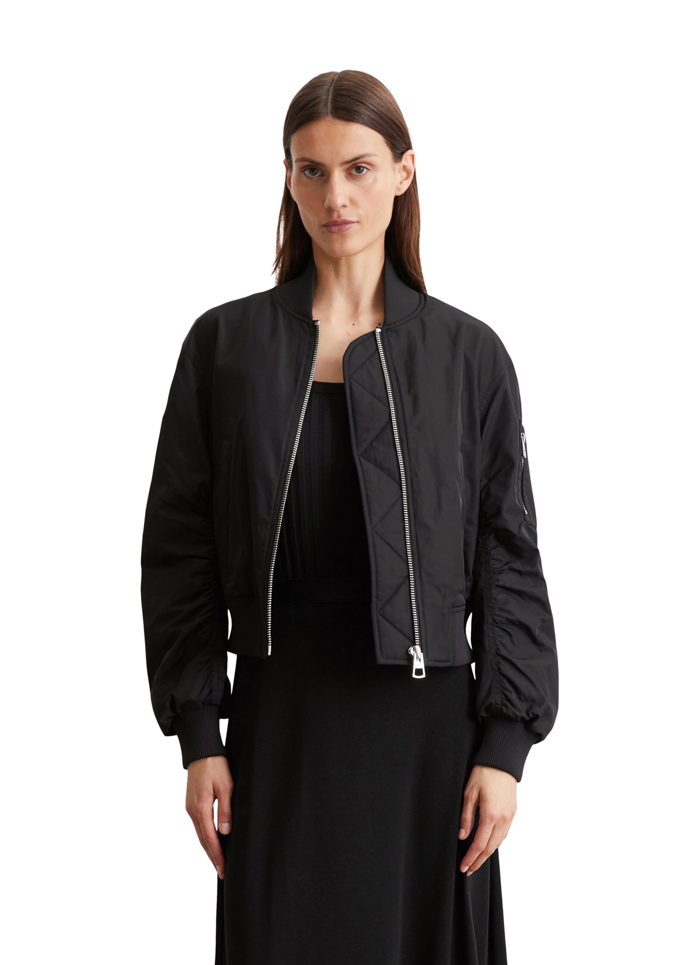 Marc O'Polo Between-Season Jacket in Black: front
